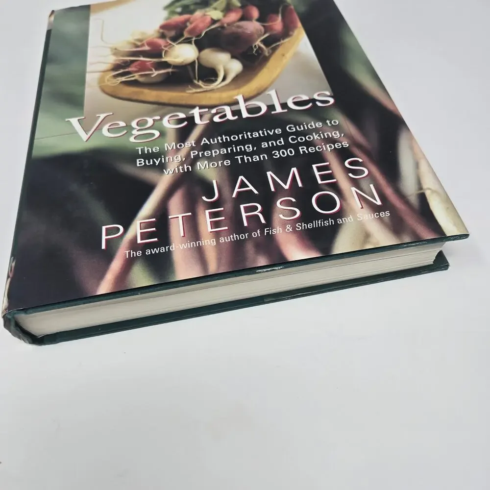 Vegetables cookbook by James Peterson hardcover